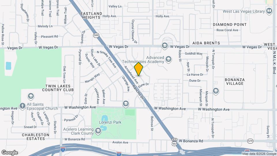 1109 Tumbleweed Ave Map and Location Details