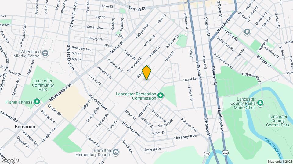 747 Union St, Unit A Map and Location Details