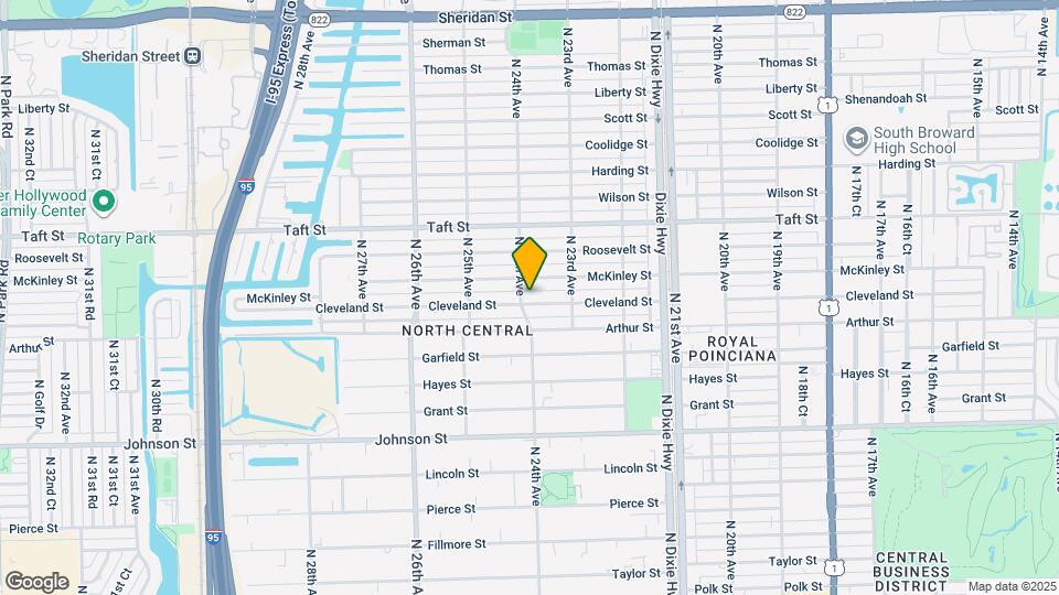 2343 Cleveland St Map and Location Details