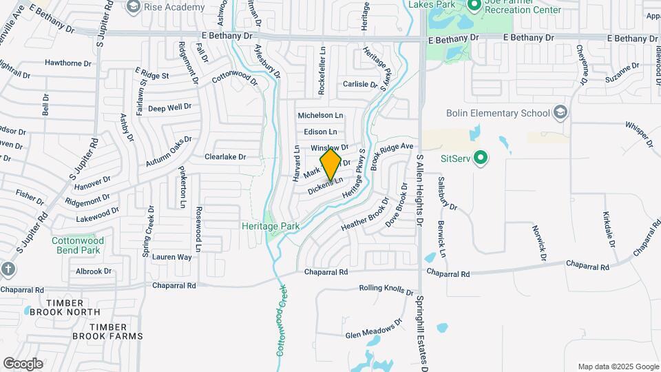 1022 Dickens Ln Map and Location Details