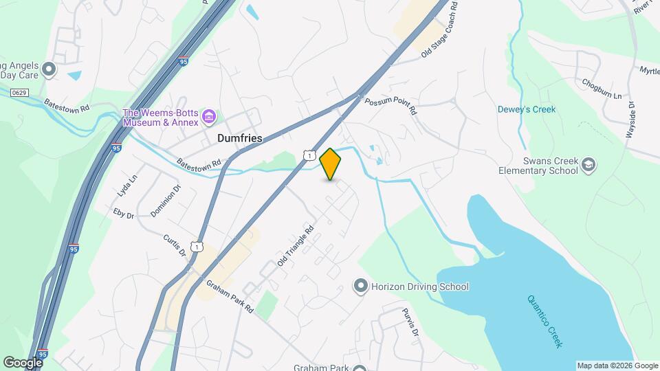 3645 Dahlgren Pl Map and Location Details