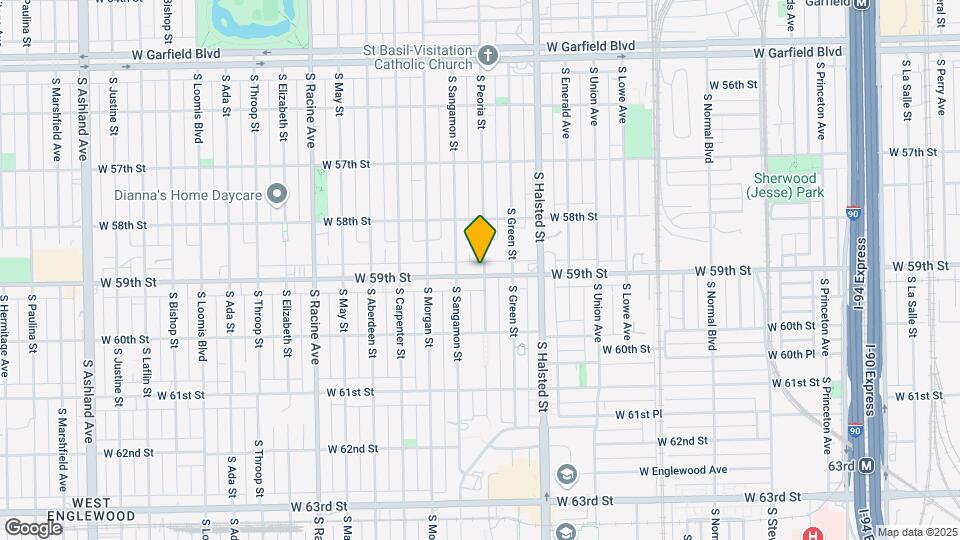 900 W 59th St Mapa y Detalles de la Ubicación
