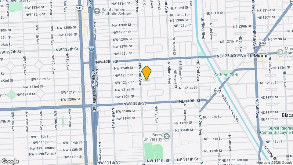 175 NW 121st St Map and Location Details