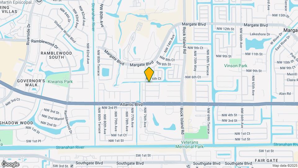 7605 NW 5th Pl Map and Location Details