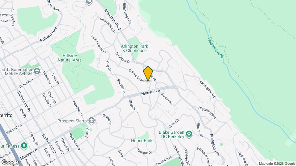 993 Contra Costa Dr Mapa y Detalles de la Ubicación