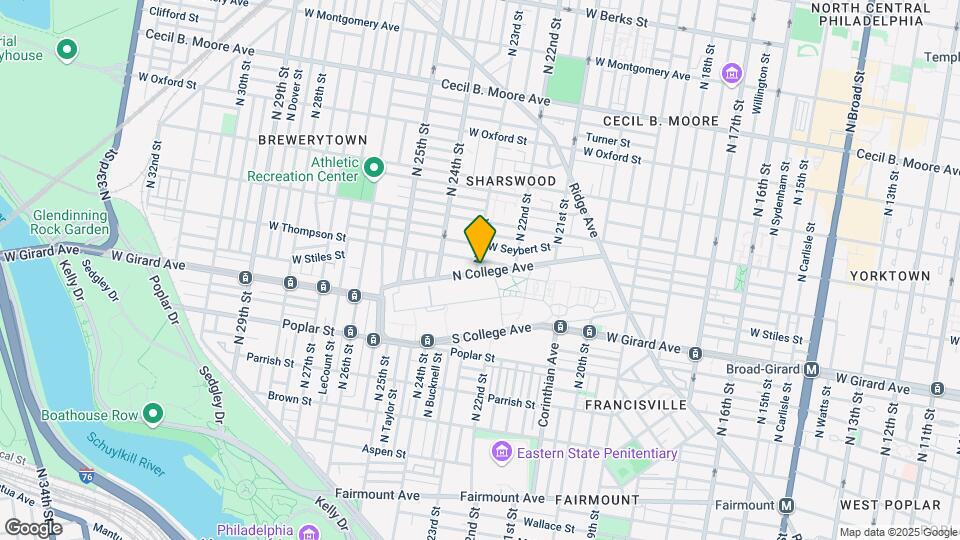 1255 N 23rd St Map and Location Details