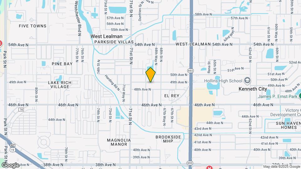 6886 49th Ave N Map and Location Details