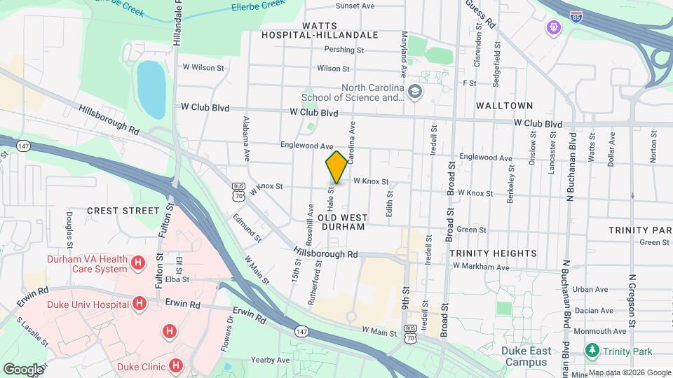 922 Hale St Map and Location Details