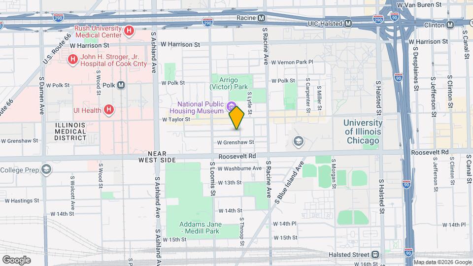 1307 W Fillmore St, Unit 2 Mapa y Detalles de la Ubicación