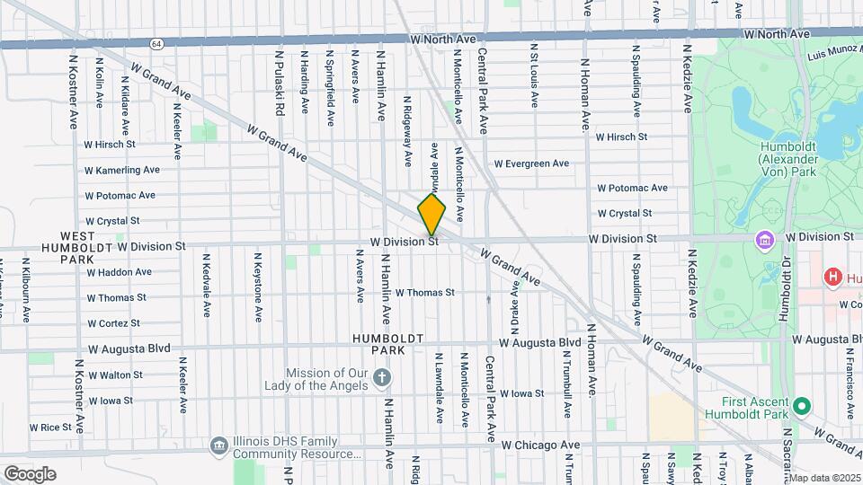 3705 W Division St Map and Location Details