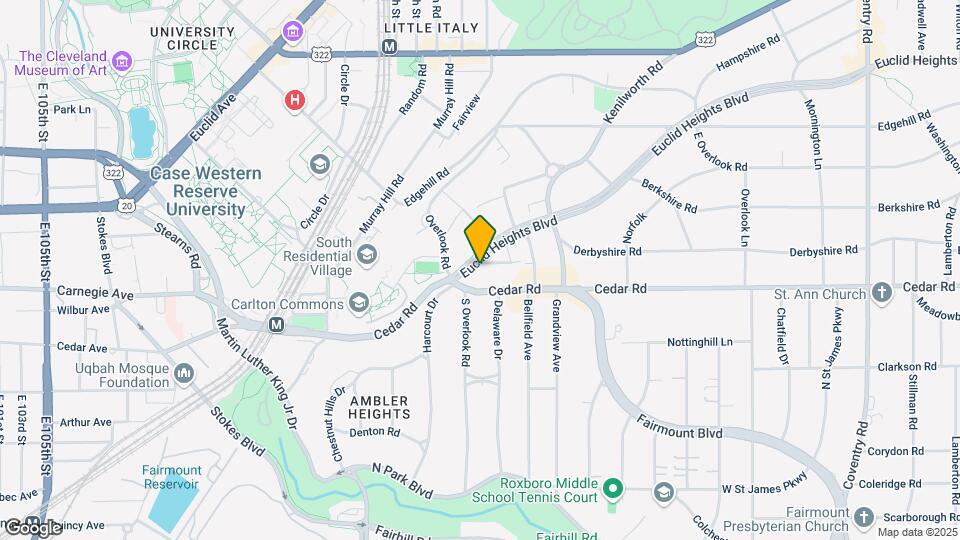 2330 Euclid Heights Blvd, Unit 301 Map and Location Details