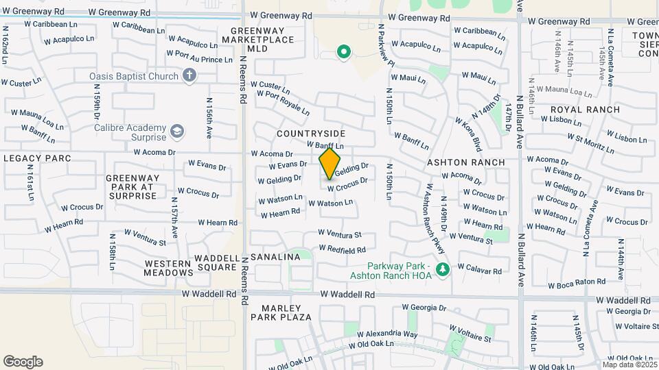 15270 W Crocus Dr Map and Location Details