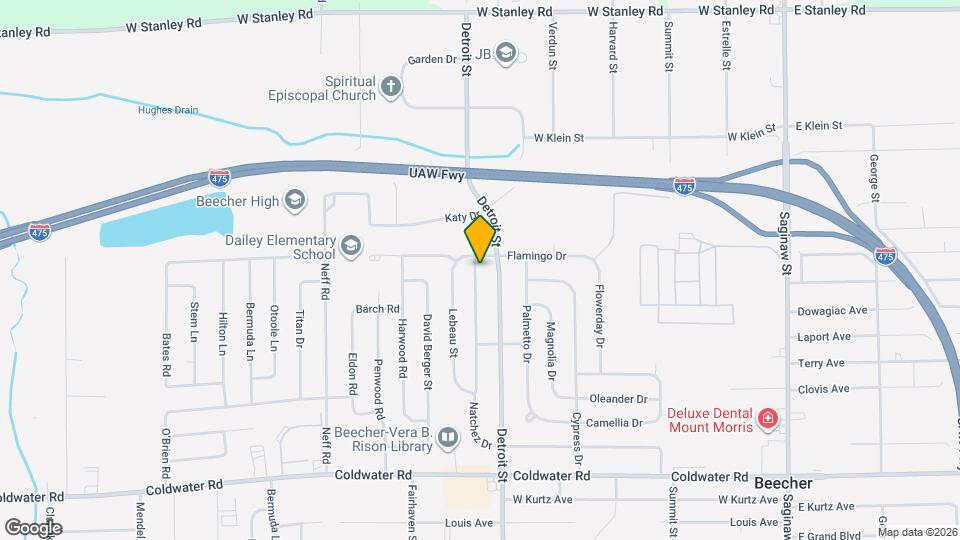 6236 Natchez Dr Map and Location Details