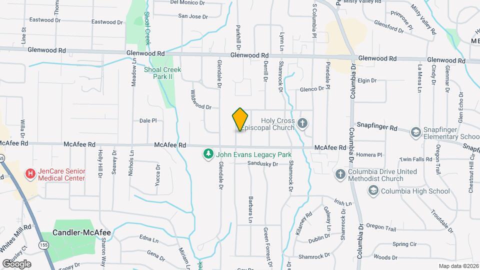 1984 Rosewood Rd Map and Location Details