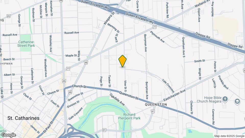 63 Vine St S Map and Location Details