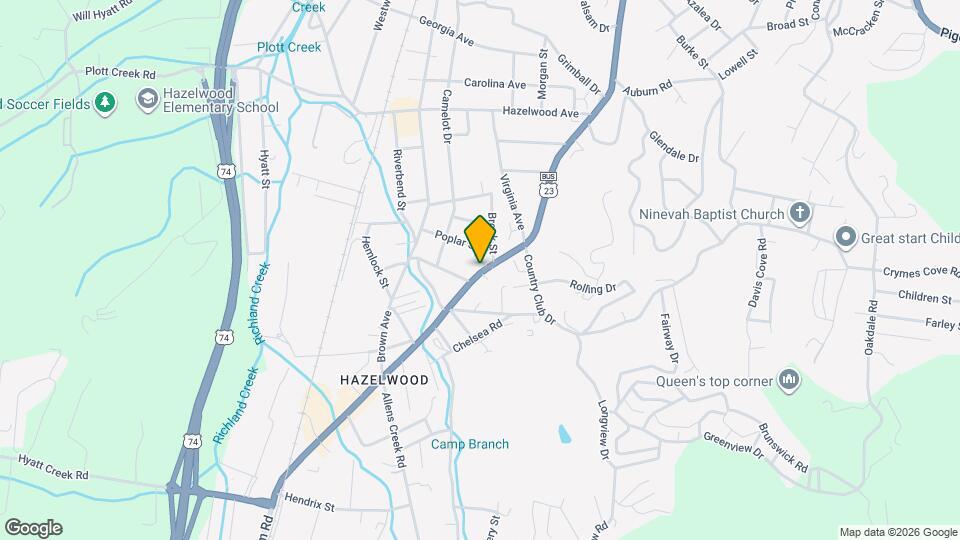 1458 S Main St Map and Location Details