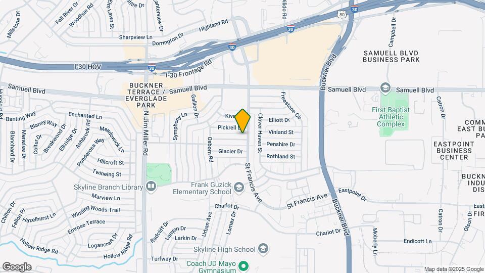 7021 Thornwood Dr Map and Location Details