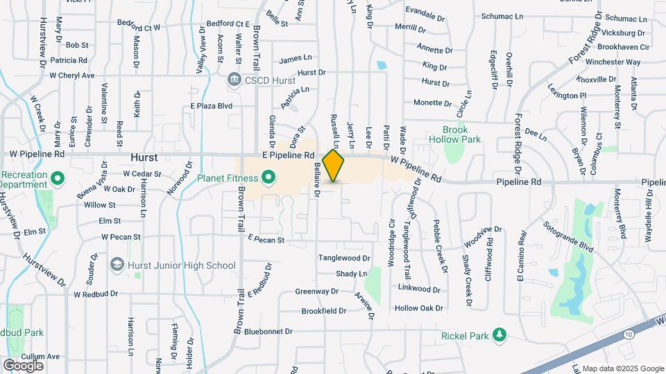 640 Bellaire Dr Map and Location Details