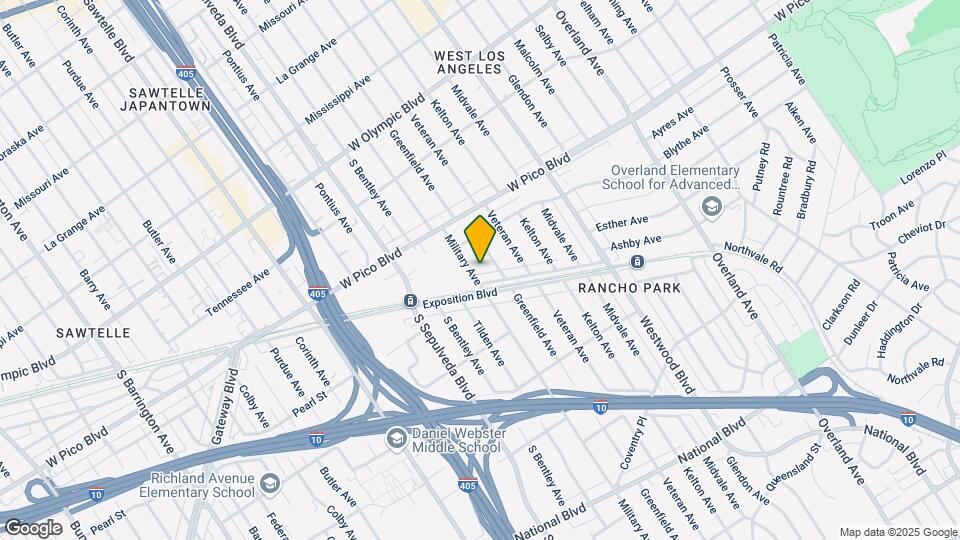 2536 Military Ave Mapa y Detalles de la Ubicación