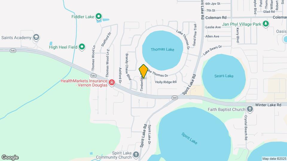 3328 Timberline Rd W Map and Location Details