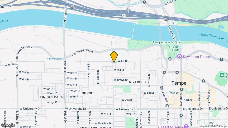 111 S Hardy Dr Map and Location Details