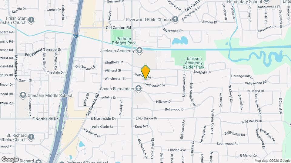 1632 Winchester St Map and Location Details