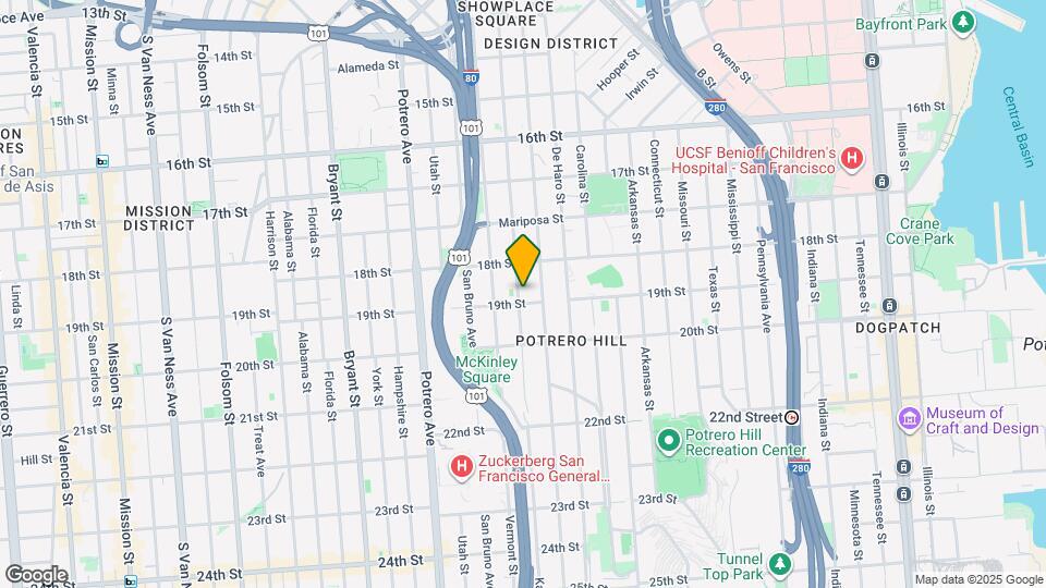 675 Kansas St Map and Location Details