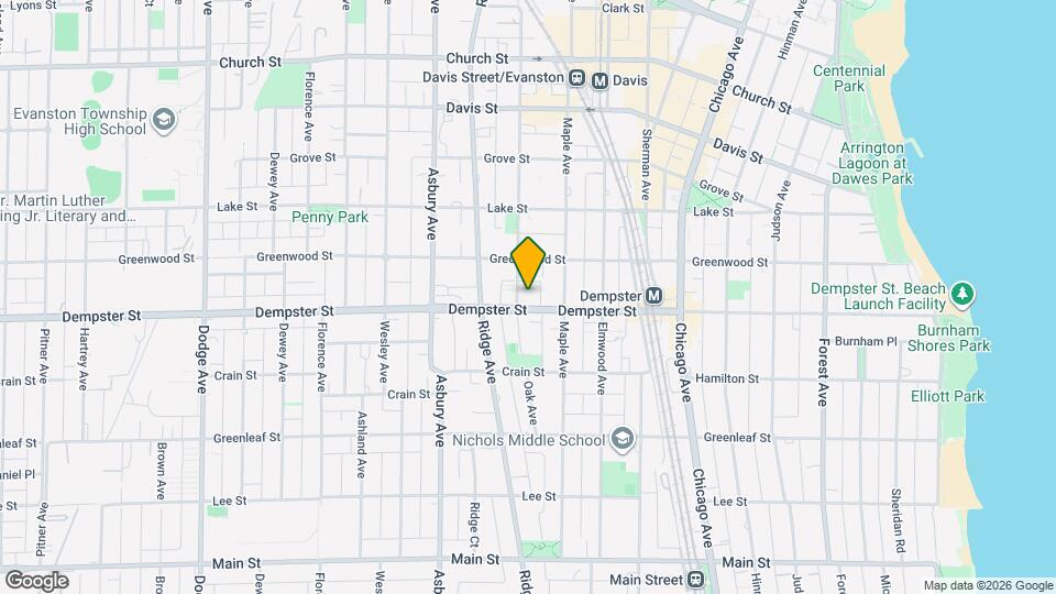 1307 Oak Ave, Unit M04R Mapa y Detalles de la Ubicación