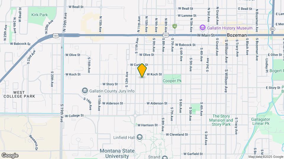 411 S 10th Ave Map and Location Details