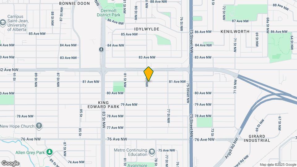 7757-7781 81 Ave NW Map and Location Details