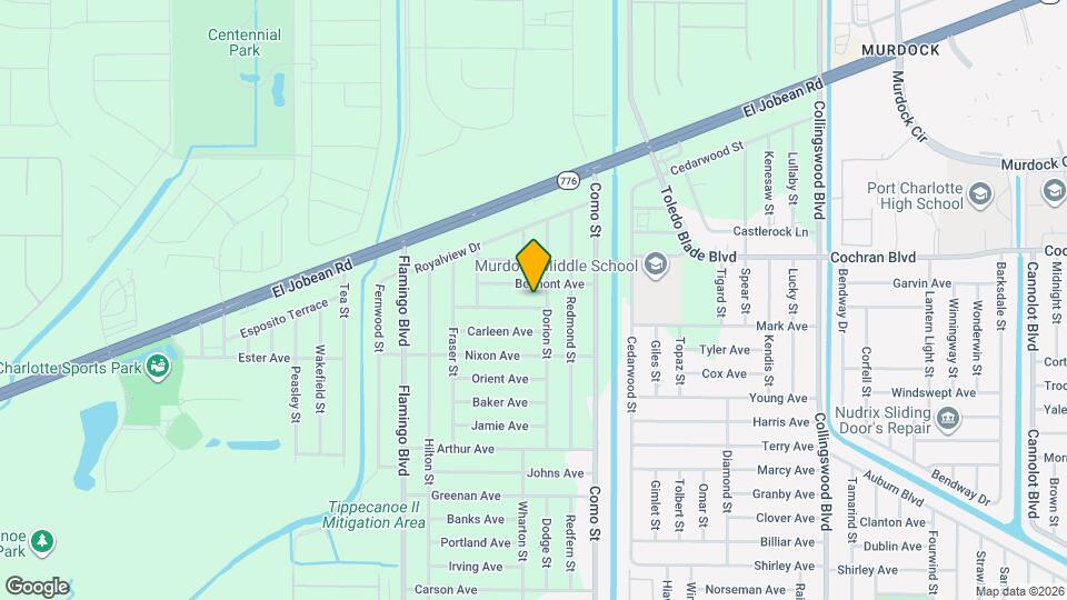17164 Thompson Ave Mapa y Detalles de la Ubicación