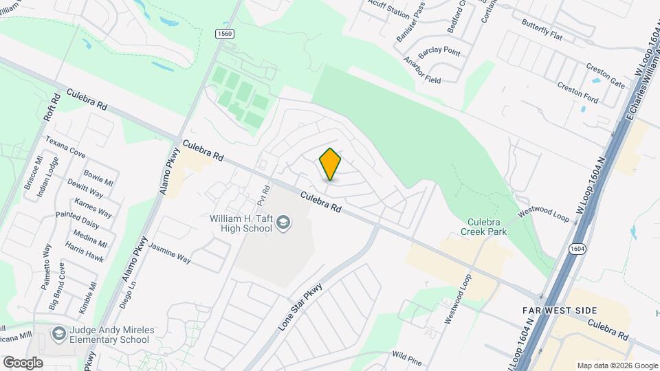 11555 Culebra Rd Mapa y Detalles de la Ubicación