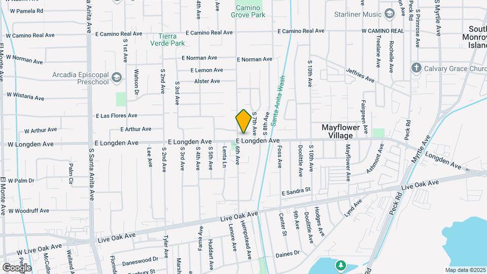 609 E Longden Ave-Unit -Unit B Map and Location Details
