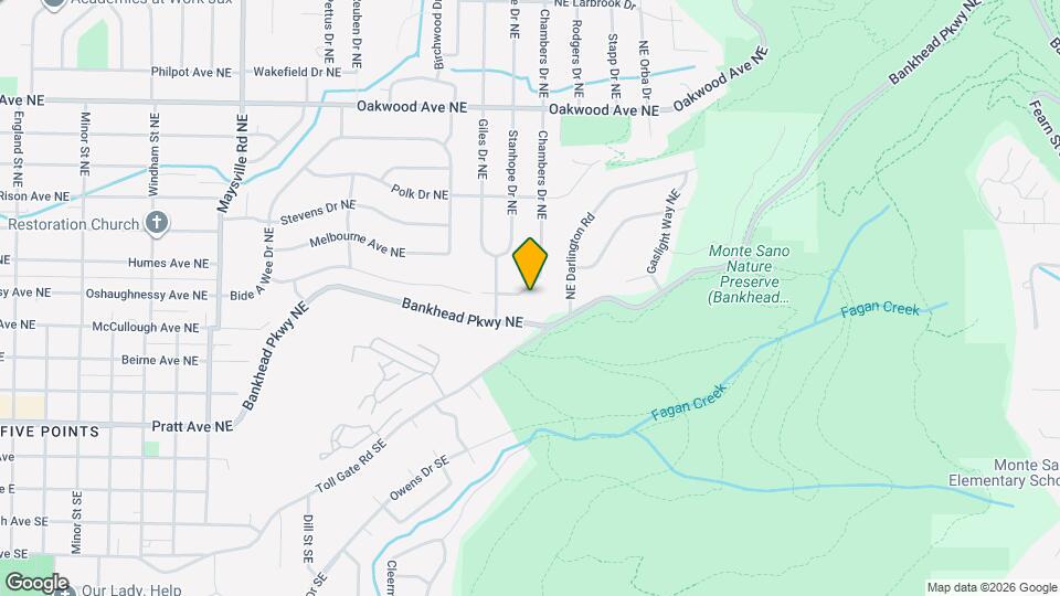 702 Chambers Dr NE Map and Location Details