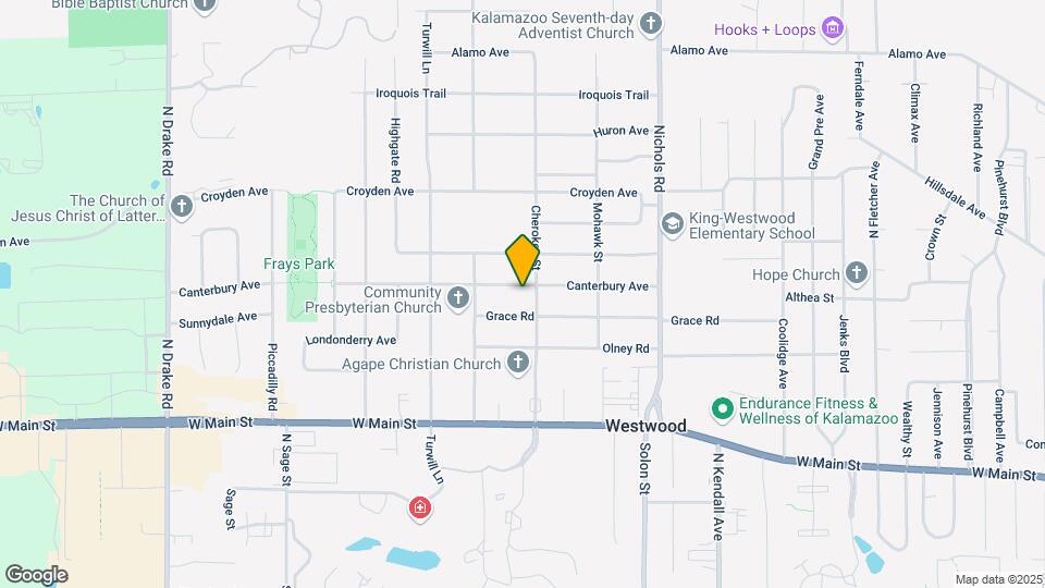 3617 Canterbury Ave Map and Location Details