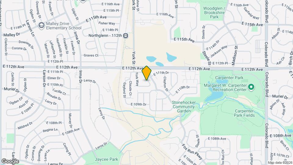 11109 Josephine Way Mapa y Detalles de la Ubicación