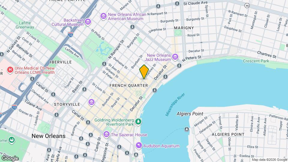 541-543 Dumaine St Mapa y Detalles de la Ubicación