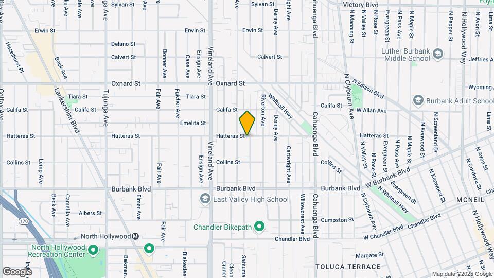 5759 Satsuma Ave Map and Location Details