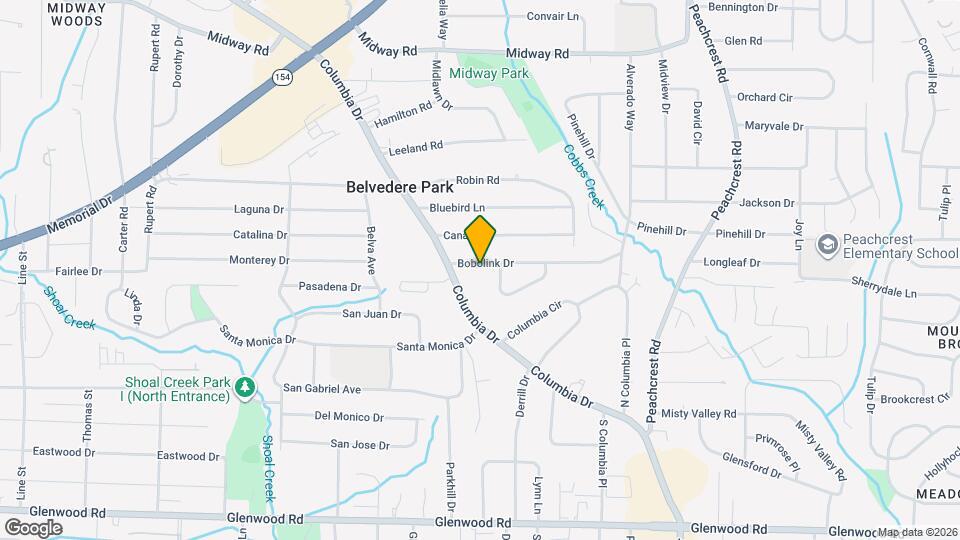 3159 Bobolink Dr Map and Location Details