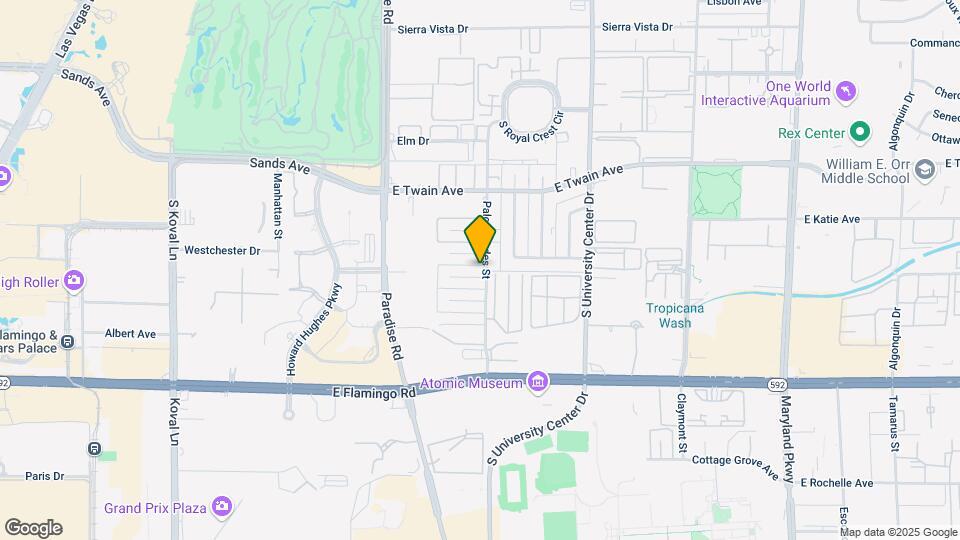3895 Palos Verdes St Map and Location Details