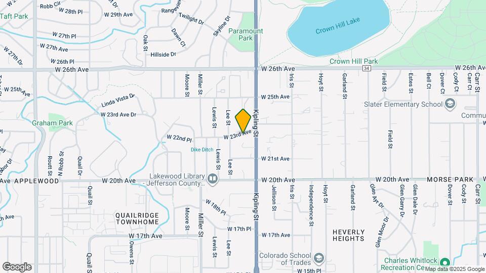 10120 W 23rd Ave Map and Location Details