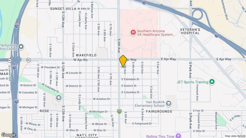 3914 S 5th Ave Map and Location Details
