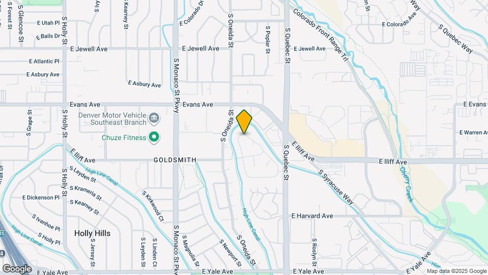 7004 E Warren Dr Map and Location Details