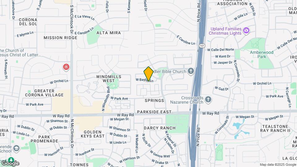 3410 W Frankfurt Dr Mapa y Detalles de la Ubicación