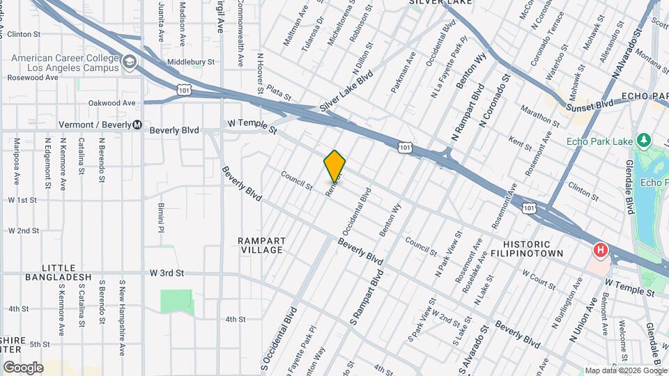 242 N Reno St Map and Location Details