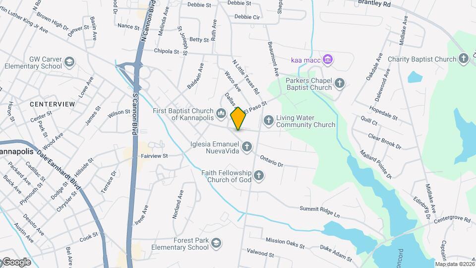 1347 Ontario Dr Map and Location Details