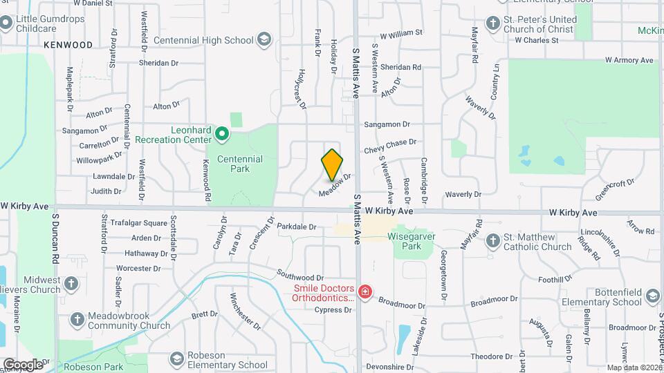 1902 Meadow Dr Map and Location Details