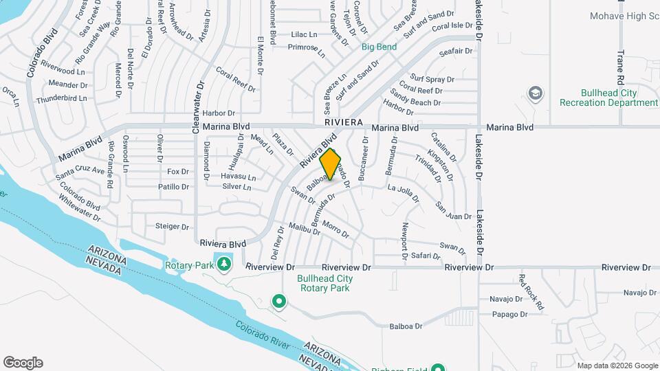 2102 Hermosa Dr Map and Location Details