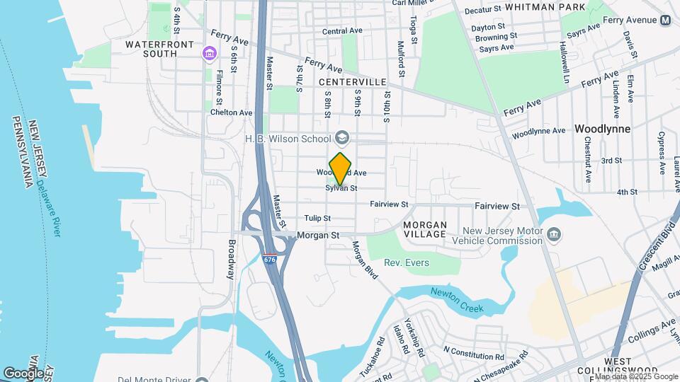 818 Sylvan St Map and Location Details
