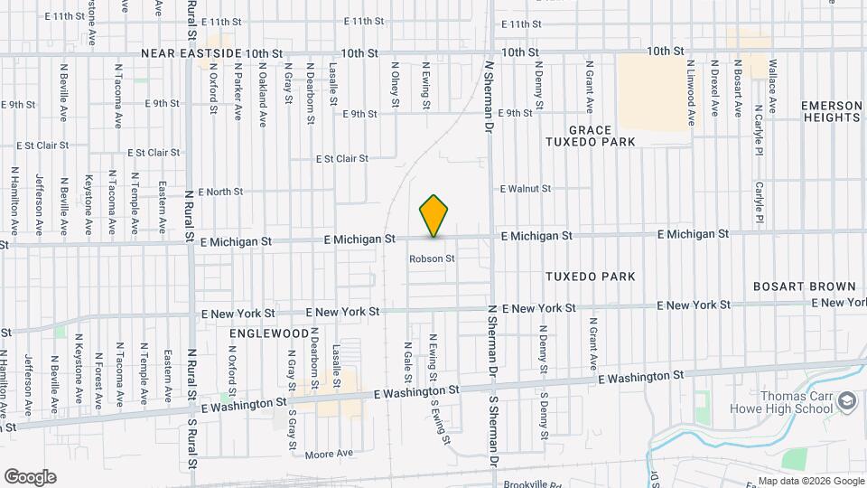 3607 E Michigan St Map and Location Details